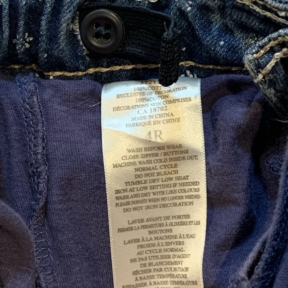 Levi’s, kids denim skort, size 4 - Picture 6 of 7